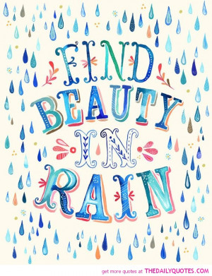 Beauty Rain Quote Motivational Quotes Picturesjpg