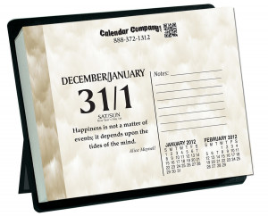 Motivational Desk Calendar-daily inspirational, page a day, quotes