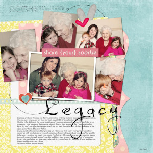 Great Grandma Quotes For Scrapbooking My great grandma {the kids'