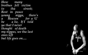 2Pac - Life Goes On Wallpaper by Drzechu