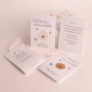 baby shower favor tag sayings