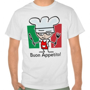 Shirt gift for italian chef cooks