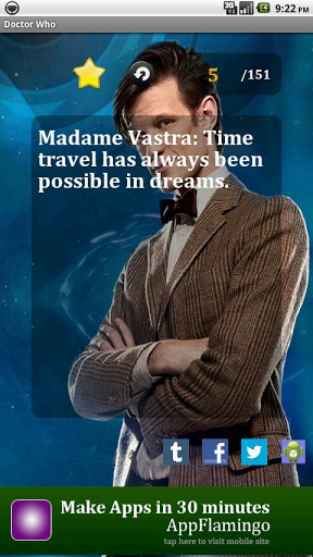 View bigger - Doctor Who Quotes for Android screenshot