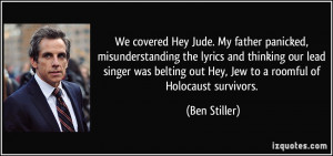 ... lead singer was belting out Hey, Jew to a roomful of Holocaust