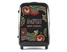black luggage -quote -paisley My FAVE graphic designer-maker of my ...