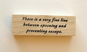Funny Spooning Quotes Line between spooning and