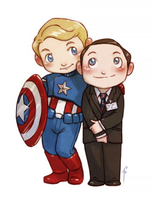 Captain America & Agent CoulsonAvengers Funny, Super Heroes, Avengers ...
