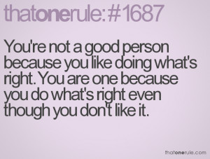 Youre A Good Person Quotes You're not a good person