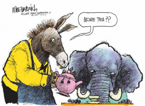 Funny Political Cartoons Tea Party
