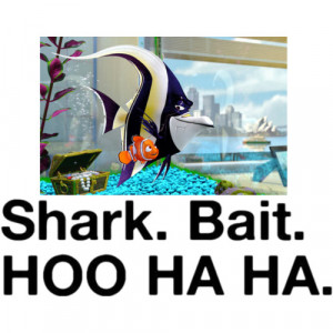 shark bait HOO HA HA. - Polyvore