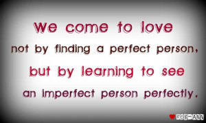 Learning to see an imperfect person perfectly