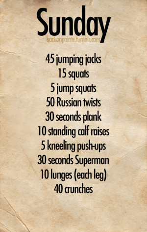 Fit & Firm: Daily Workout Plan