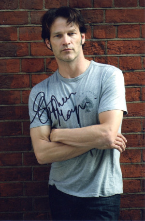 ... by Stephen to a fan who has made a donation to the Stephen Moyer