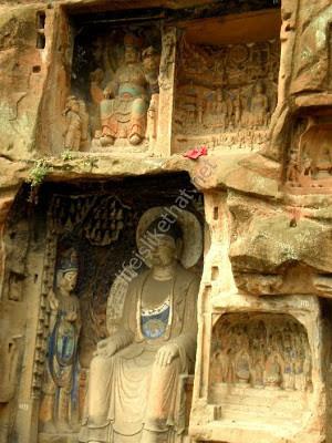 Thousand Buddha Cliff picture sichuan escapade photo