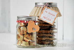 Reese’s Peanut Butter Cup Cookies in a Jar.