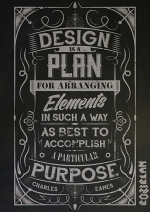 Charles Eames Typographic Quote by roberlan, via Flickr