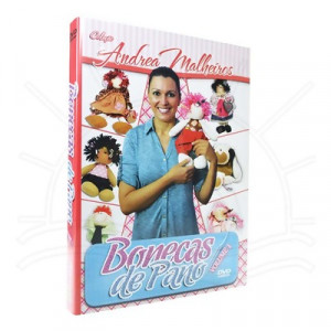 DVD Bonecas De Pano Volume 1 Com Andrea Malheiros