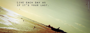 Live Each Day Beach Quote Picture