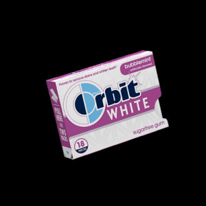 Orbit White Gum Bubble Mint...