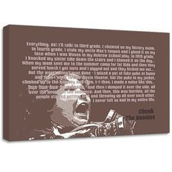 The Goonies Chunk with famous quote movie canvas http://canvaskings ...