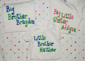 Little Sister, Big Brother, Big Sister, Middle Brother, Middle Sister ...