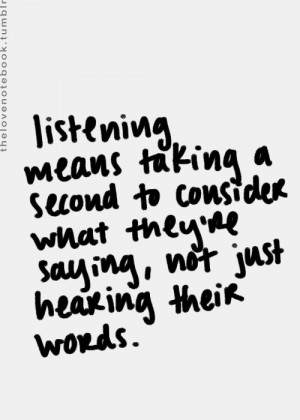 Quotes About Not Listening