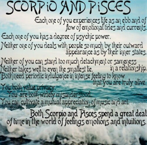 Pisces and Scorpio