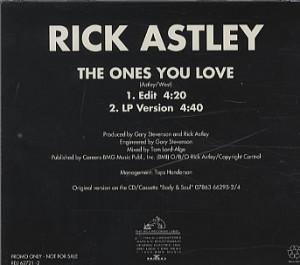 Rick Astley the Ones You Love