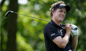 Luke Donald is off to his best start in a major all year. (Photo ...