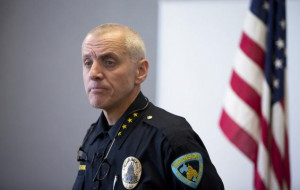 Madison Police Chief Mike Koval appears at a press conference March 7.