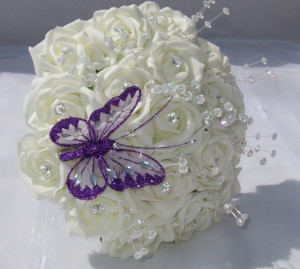 crystal wedding bouquets