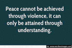 New peace short quotes with pictures