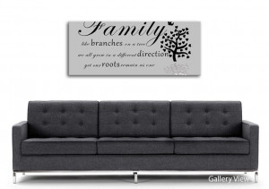 Art > Panoramic Panel > Text Quotes Panoramic Panel > Family Quote ...