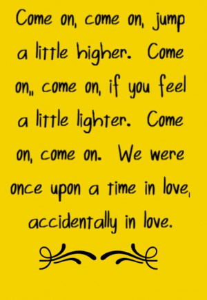 Counting Crows - Accidentally in Love - song lyrics, song quotes ...