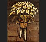 Diego Rivera Man Carrying Calla Lilies The Flower