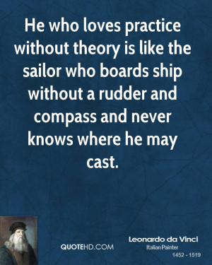 ... ship without a rudder and compass and never knows where he may cast