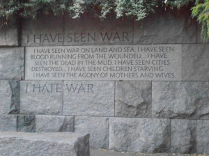 Monumento a Franklin Delano Roosevelt: Quote at FDR Memorial