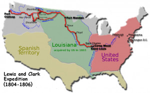 map of lewis and clark expedition facts map of lewis and clark ...