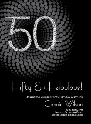 50th birthday party invitation quotes