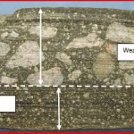 Macroscopic Examination Of Asphalt Core Sections Showing Separation