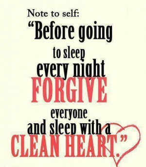 Sleep With Clean heart