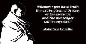 Truth Quote Mahatma Gandhi.