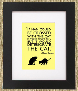 Cat Quotes Framed...