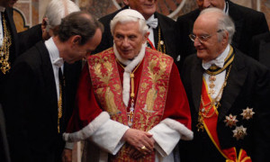 Pope Benedict XVI Receives The