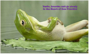 The Heart of Zen Practice Frog Quotes