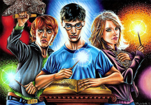 Harry Potter Trio by vvveverka