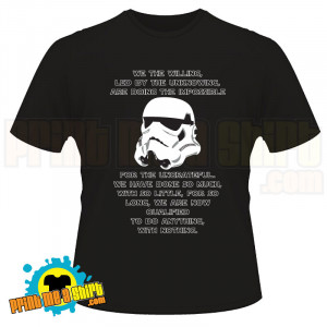 printmeashirt.comretro mens Storm Trooper quote