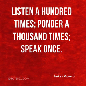 Turkish Proverb Quotes