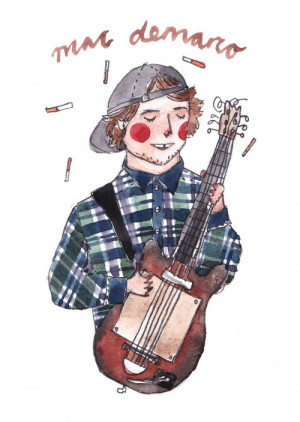 watercolour mac demarco Salad Days mac demarco 2 mac demarco ...