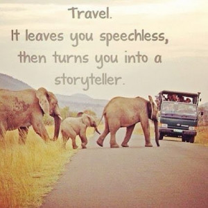 Travel can leave you speechless